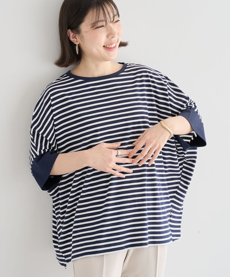 Green Parks「冷やっとすずやかドルマンプルオーバー」|Tシャツ・カットソー|