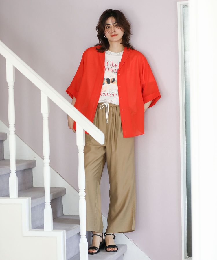 Green Parks「接触冷感ウエストレイヤードツイルパンツ」|その他|