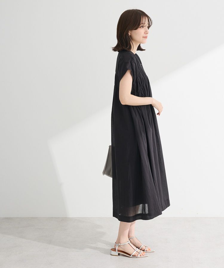 Green Parks「インド綿 シャーリングワンピース」|ワンピース|