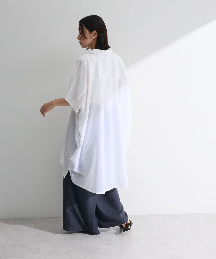 Green Parks「インド綿 ボイルポンチョチュニック」|チュニック|