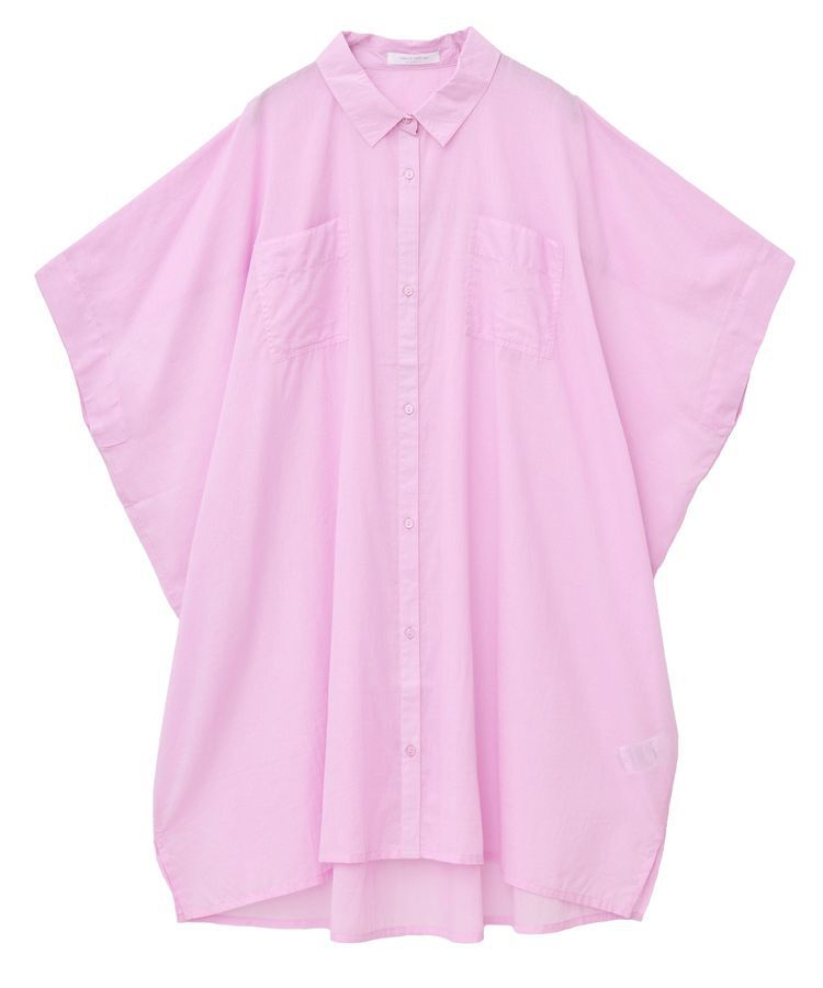 Green Parks「インド綿 ボイルポンチョチュニック」|チュニック|Pink