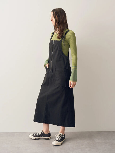  「ミリタリーZIPジャンパースカート」|ワンピース|