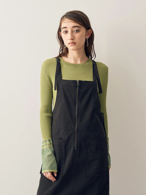  「ミリタリーZIPジャンパースカート」|ワンピース|