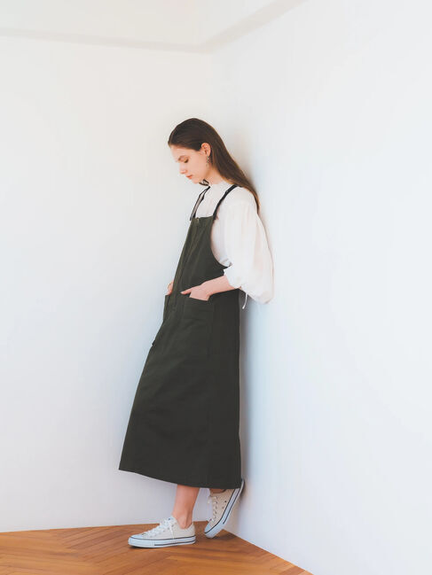  「ミリタリーZIPジャンパースカート」|ワンピース|