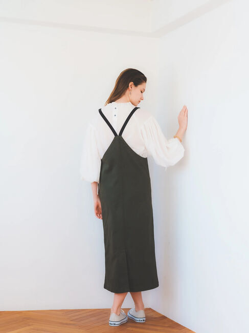  「ミリタリーZIPジャンパースカート」|ワンピース|