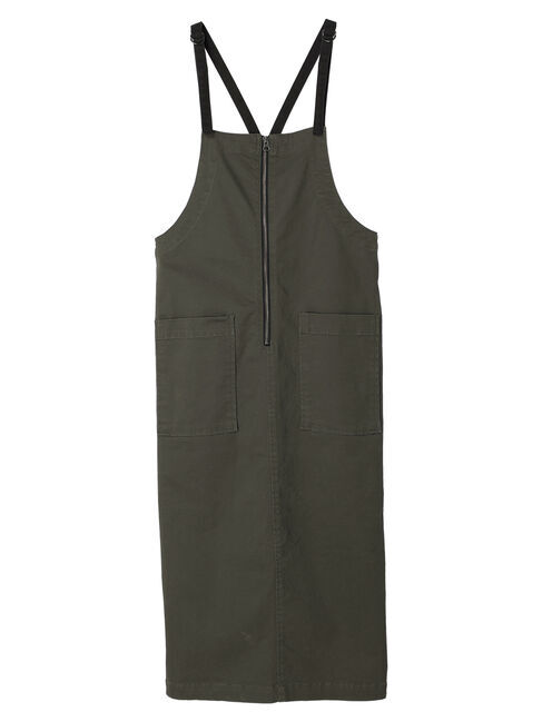  「ミリタリーZIPジャンパースカート」|ワンピース|