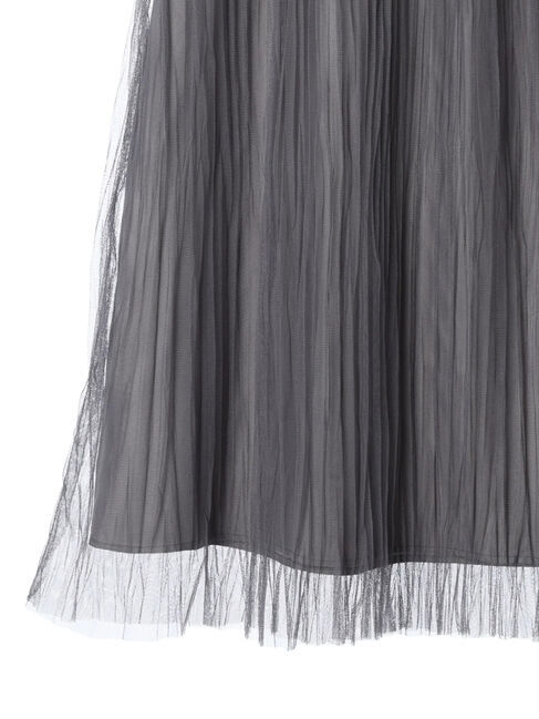 YECCA VECCA「シアープリーツMIXスカート」|スカート|