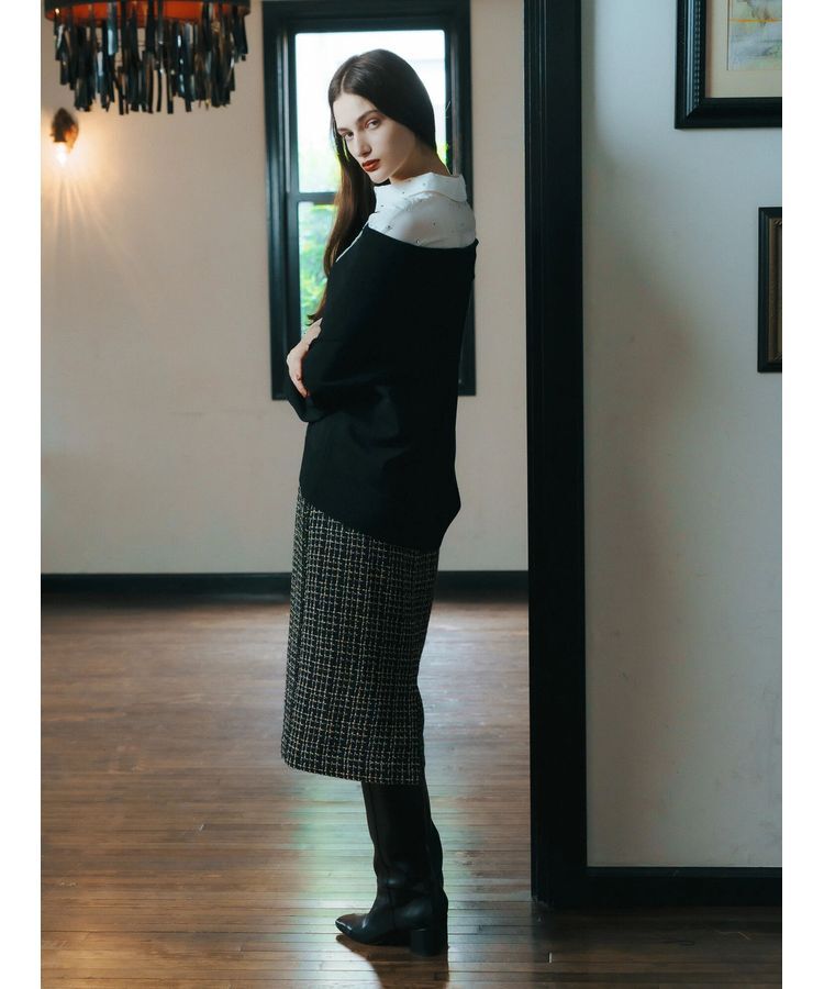 YECCA VECCA「オフショルニット」|ニット・セーター|