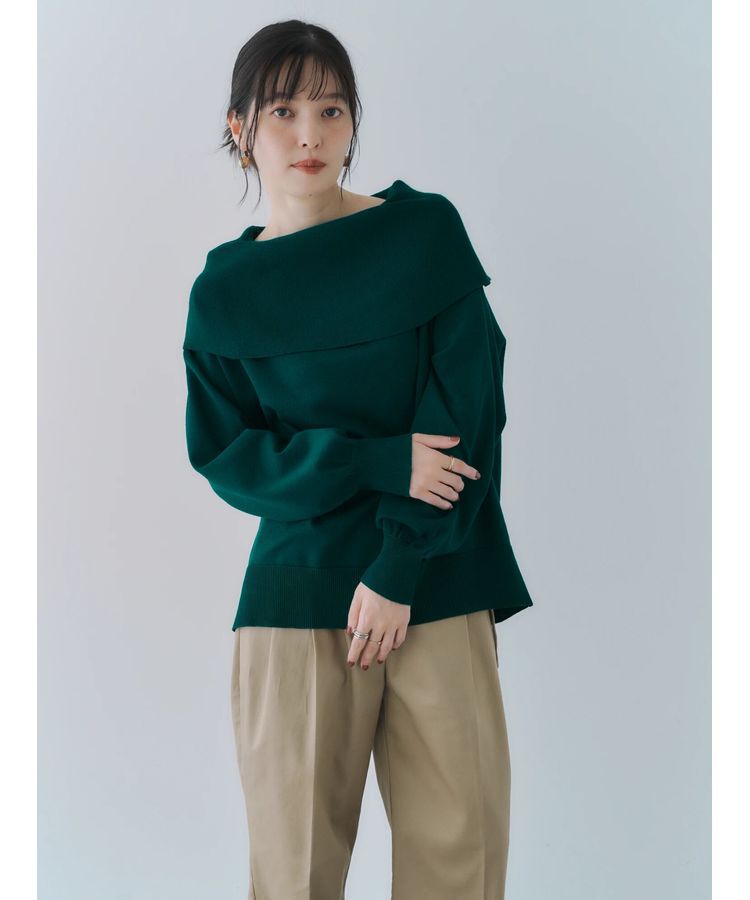 YECCA VECCA「オフショルニット」|ニット・セーター|