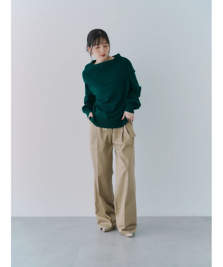 YECCA VECCA「オフショルニット」|ニット・セーター|