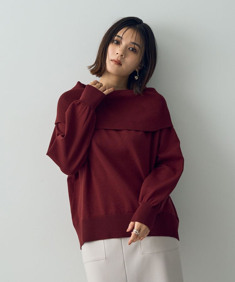 YECCA VECCA「オフショルニット」|ニット・セーター|