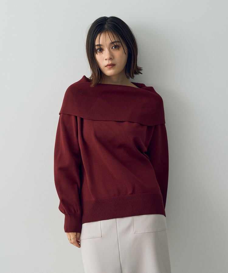 YECCA VECCA「オフショルニット」|ニット・セーター|