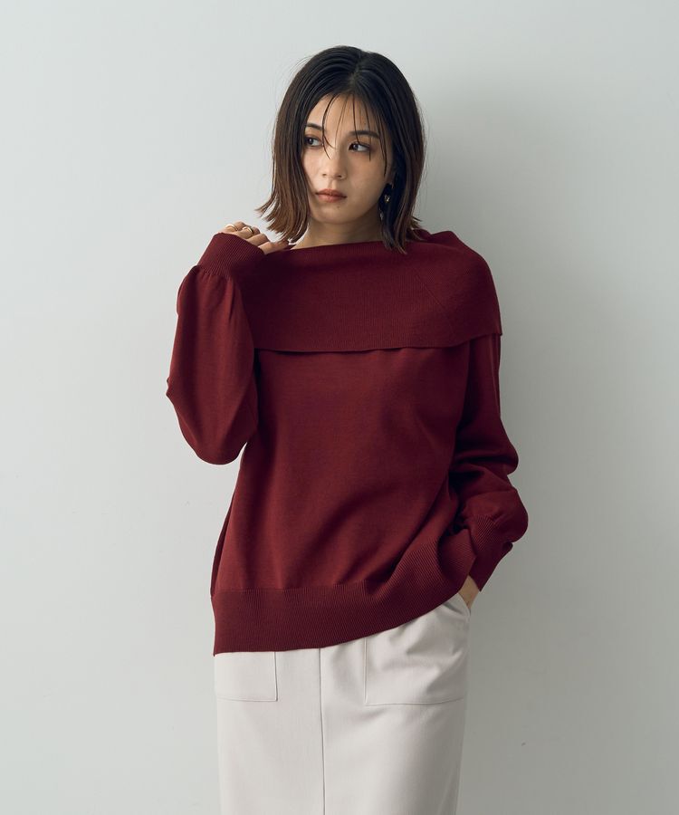 YECCA VECCA「オフショルニット」|ニット・セーター|