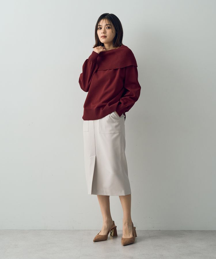 YECCA VECCA「オフショルニット」|ニット・セーター|