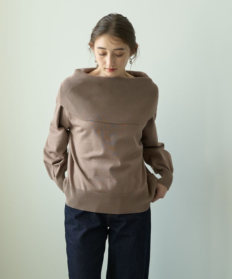 YECCA VECCA「オフショルニット」|ニット・セーター|
