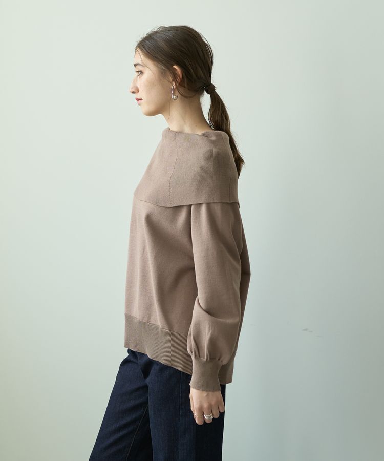 YECCA VECCA「オフショルニット」|ニット・セーター|