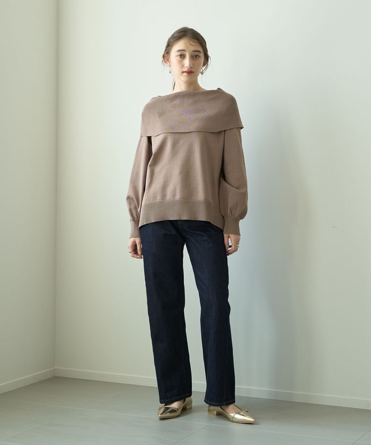 YECCA VECCA「オフショルニット」|ニット・セーター|