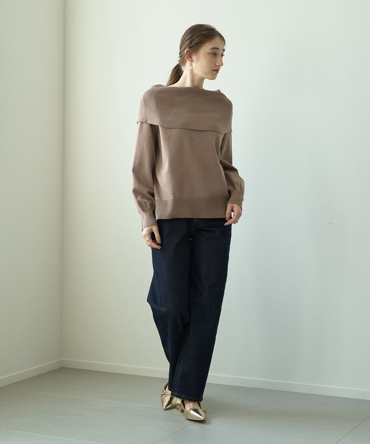 YECCA VECCA「オフショルニット」|ニット・セーター|