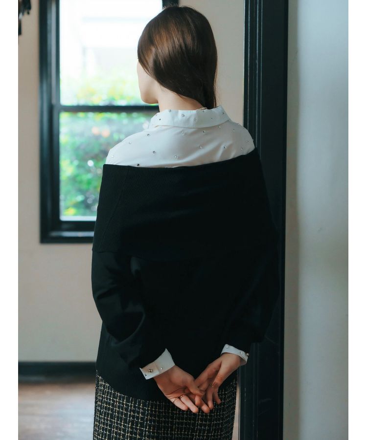 YECCA VECCA「オフショルニット」|ニット・セーター|