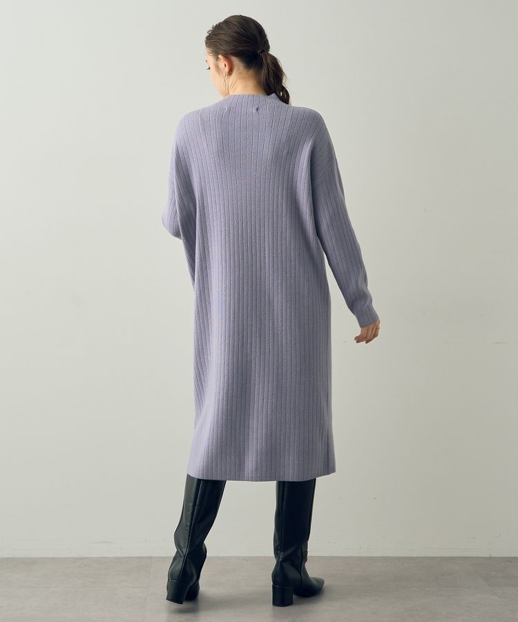 YECCA VECCA「釦デザインハイネックニットワンピース」|ワンピース|