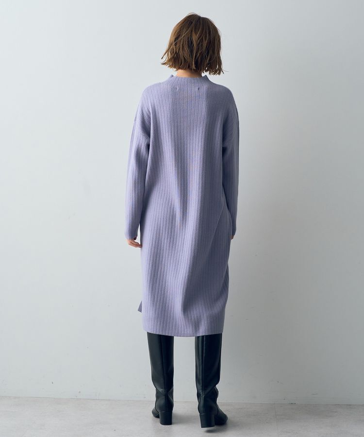 YECCA VECCA「釦デザインハイネックニットワンピース」|ワンピース|