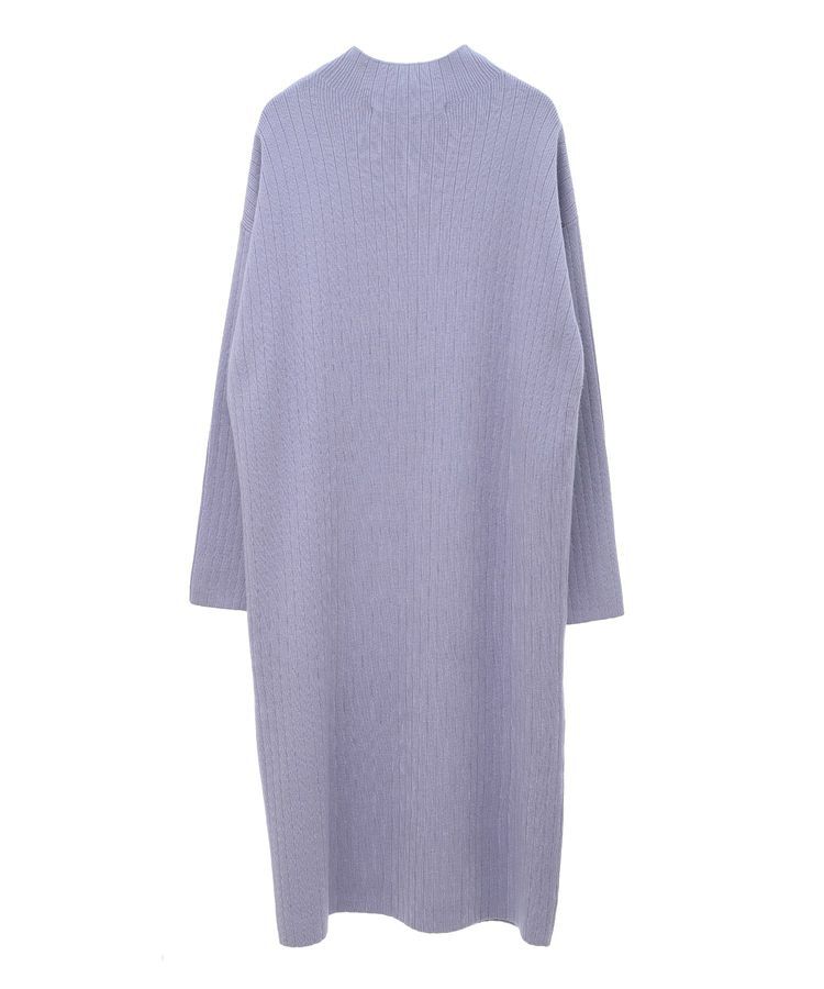 YECCA VECCA「釦デザインハイネックニットワンピース」|ワンピース|