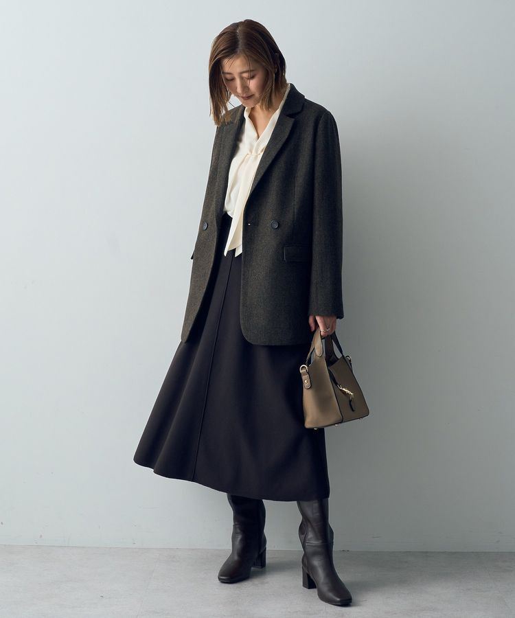 YECCA VECCA「メタルバーボウタイブラウス」|シャツ・ブラウス|