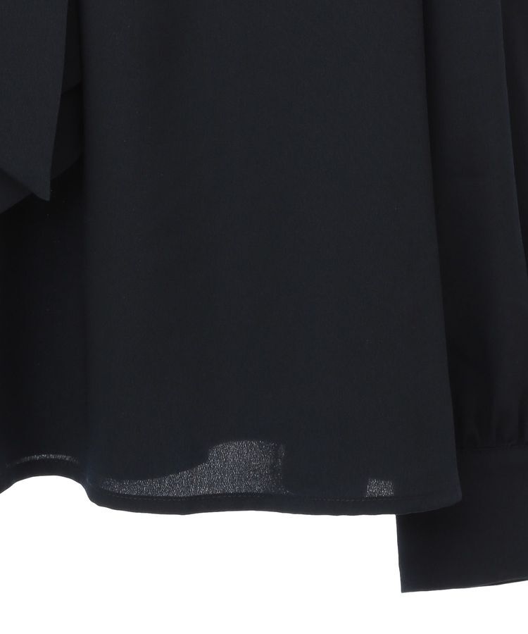 YECCA VECCA「メタルバーボウタイブラウス」|シャツ・ブラウス|