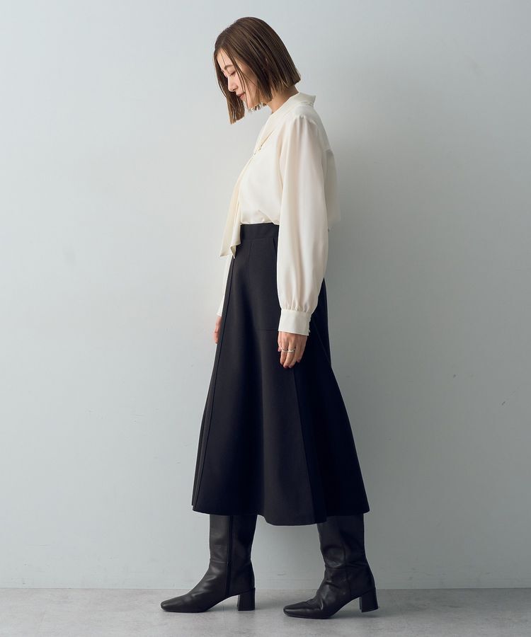 YECCA VECCA「メタルバーボウタイブラウス」|シャツ・ブラウス|