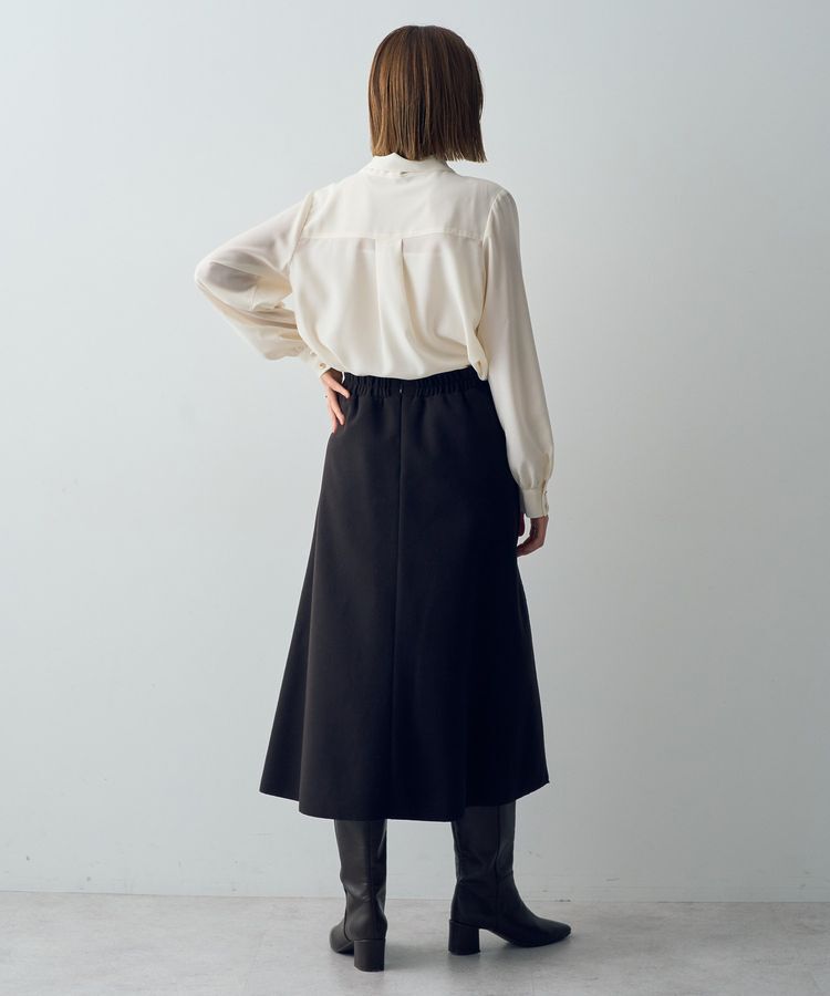 YECCA VECCA「メタルバーボウタイブラウス」|シャツ・ブラウス|