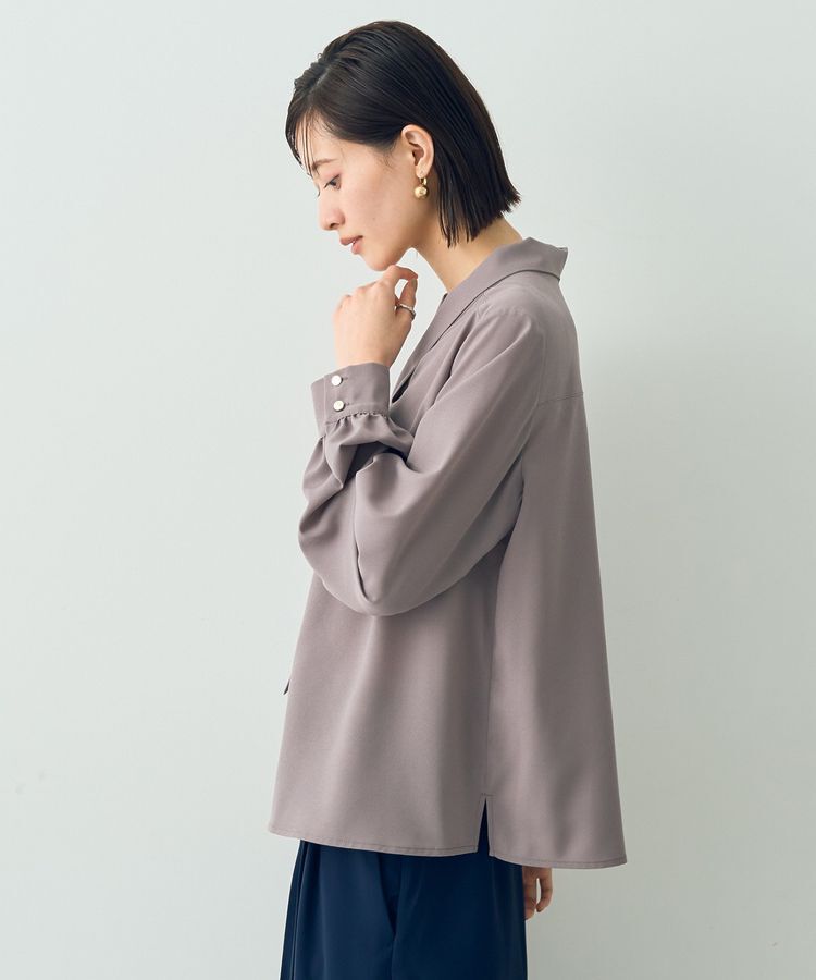 YECCA VECCA「メタルバーボウタイブラウス」|シャツ・ブラウス|