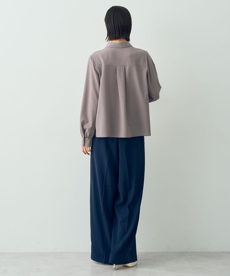 YECCA VECCA「メタルバーボウタイブラウス」|シャツ・ブラウス|