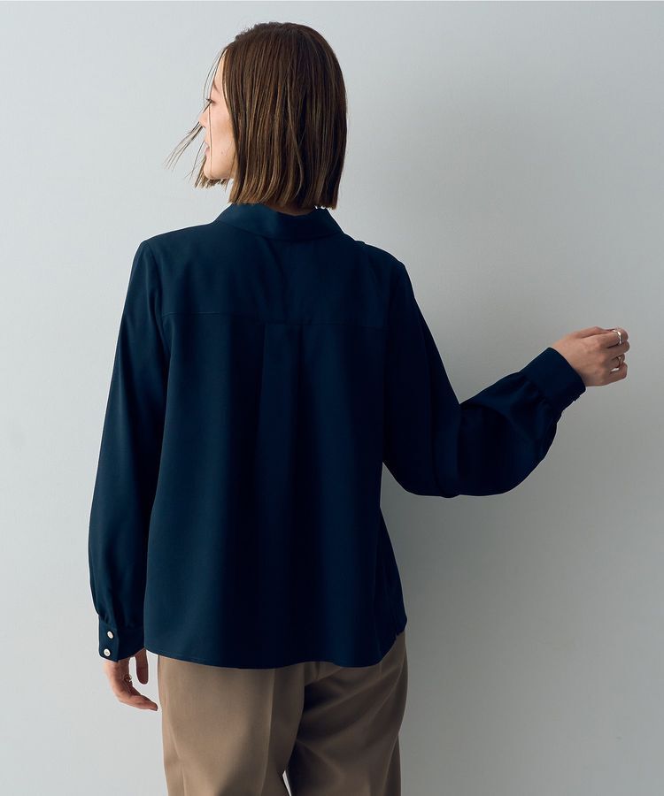 YECCA VECCA「メタルバーボウタイブラウス」|シャツ・ブラウス|
