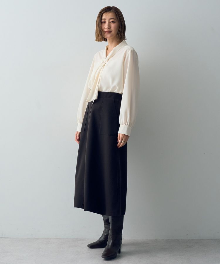 YECCA VECCA「メタルバーボウタイブラウス」|シャツ・ブラウス|