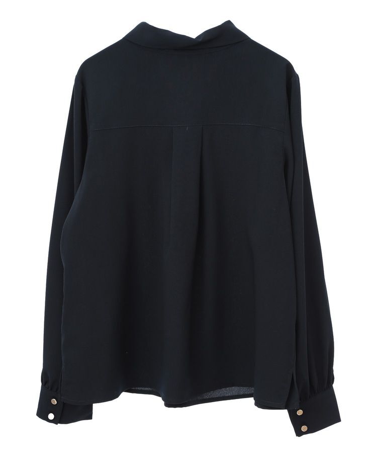 YECCA VECCA「メタルバーボウタイブラウス」|シャツ・ブラウス|