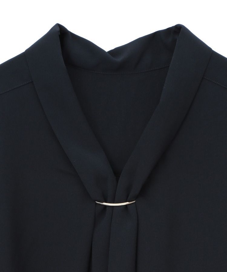 YECCA VECCA「メタルバーボウタイブラウス」|シャツ・ブラウス|