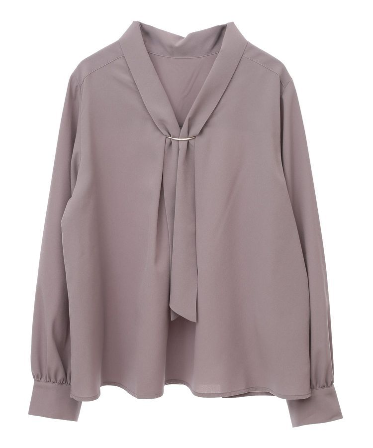 YECCA VECCA「メタルバーボウタイブラウス」|シャツ・ブラウス|