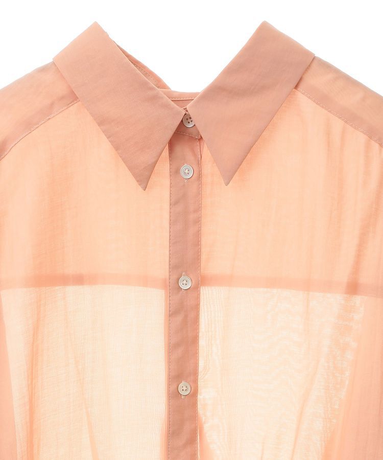 YECCA VECCA「バックリボンシアーシャツ」|シャツ・ブラウス|