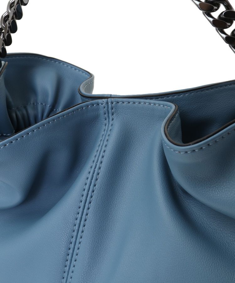 YECCA VECCA「2wayチェーンギャザーバッグ」|ショルダー・メッセンジャー|