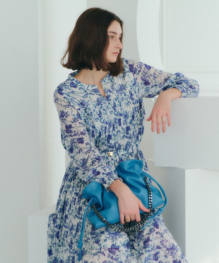 YECCA VECCA「2wayチェーンギャザーバッグ」|ショルダー・メッセンジャー|