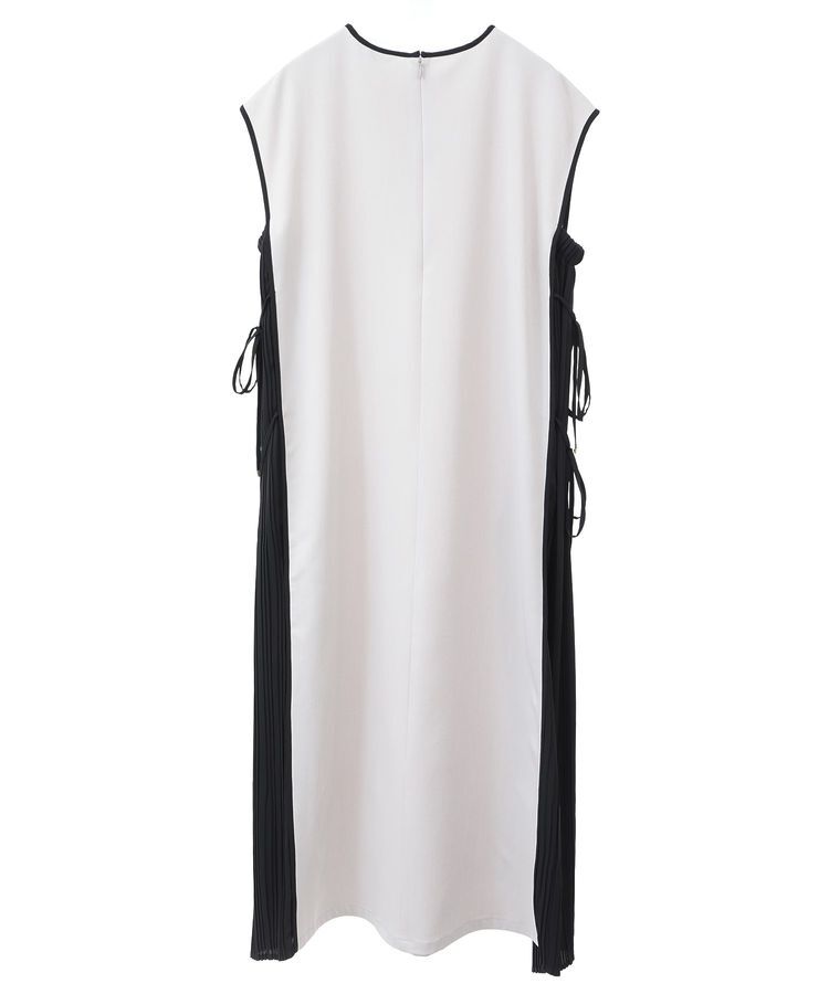 YECCA VECCA「プリーツMIX配色ワンピース」|ワンピース|