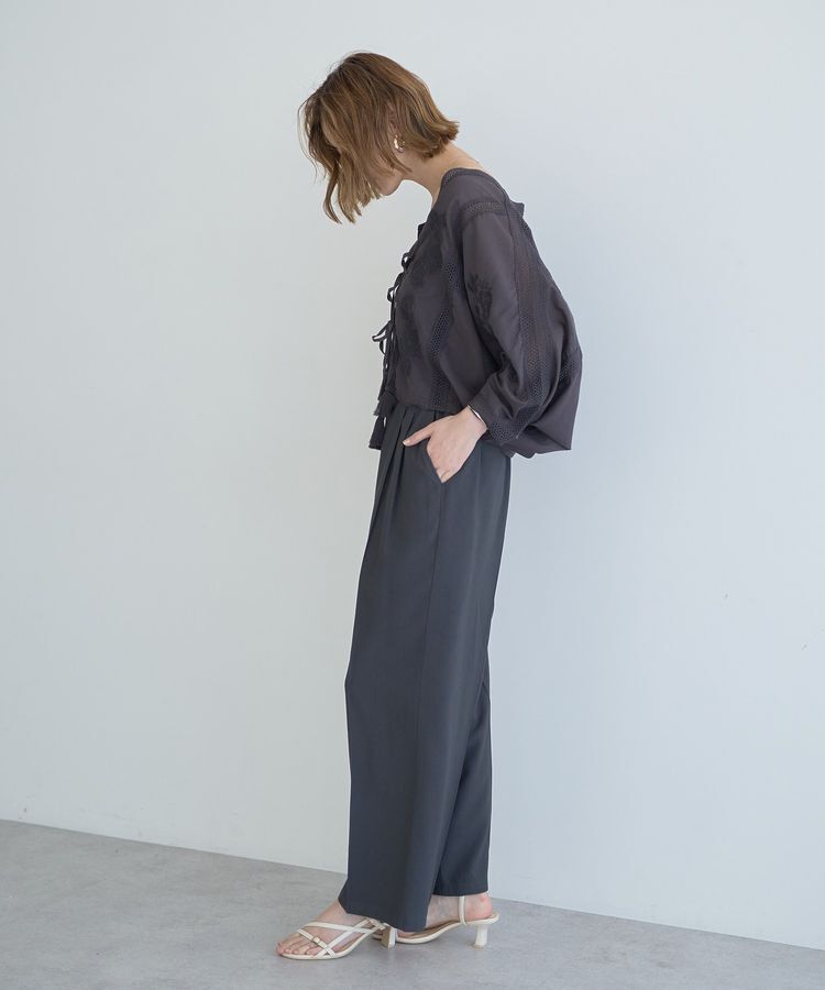 YECCA VECCA「リラックスイージーワイドパンツ」|その他|