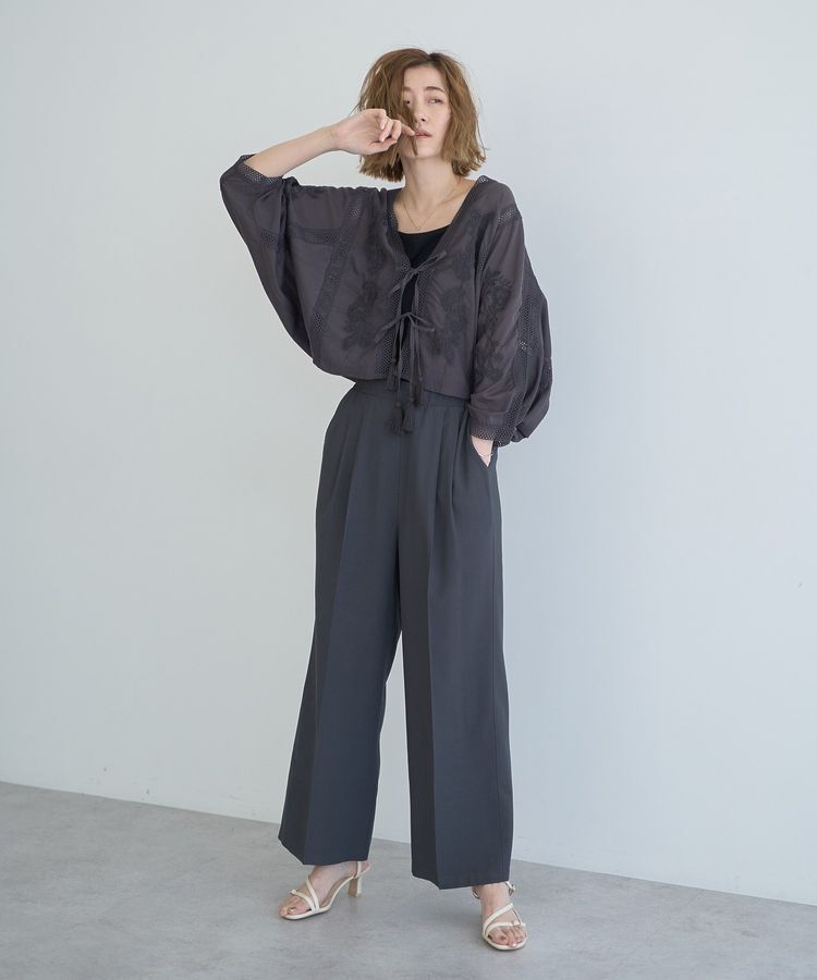 YECCA VECCA「リラックスイージーワイドパンツ」|その他|