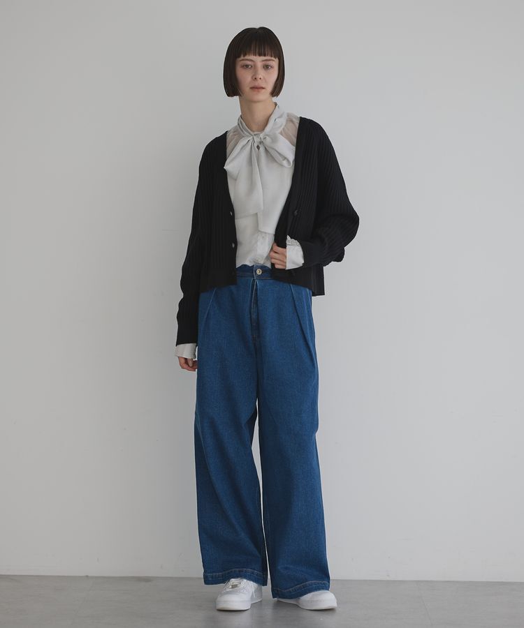 GARAGE OF GOOD CLOTHING「ソフトオーガンジーボウタイ付ブラウス」|シャツ・ブラウス|