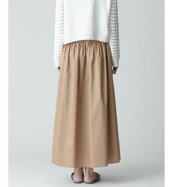 allureville「タフタピンタックギャザースカート」|スカート|