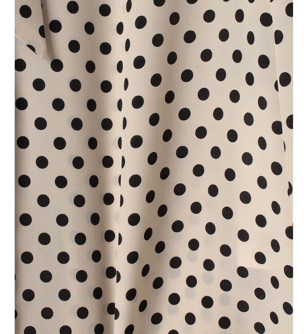 LOULOU WILLOUGHBY「【LOULOU WILLOUGHBY】デシンドットフリルボウタイブラウス」|シャツ・ブラウス|