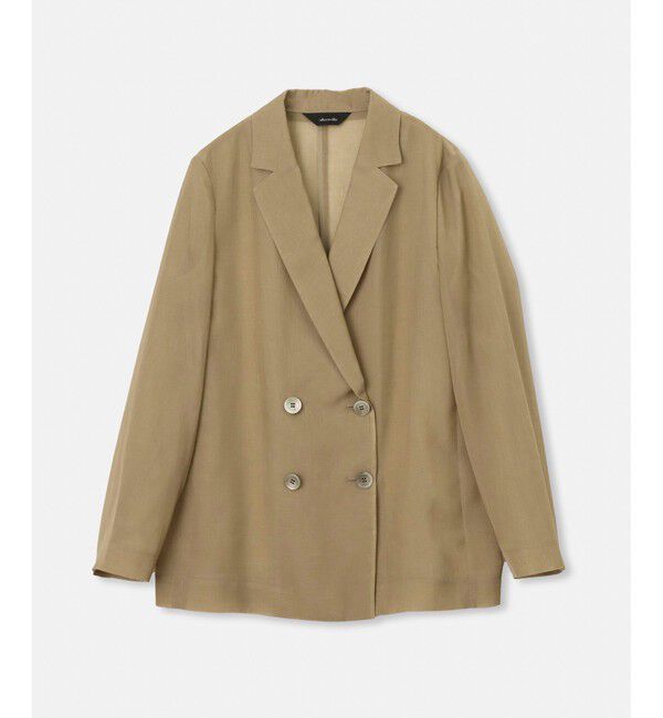 allureville「ワルツシアーオーガンジャケット」|テーラードジャケット|