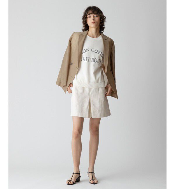 allureville「ワルツシアーオーガンジャケット」|テーラードジャケット|