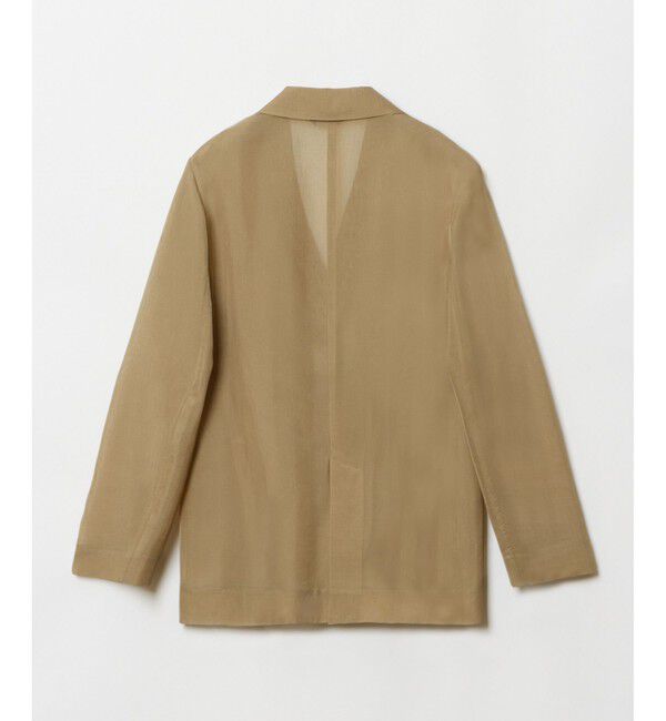 allureville「ワルツシアーオーガンジャケット」|テーラードジャケット|