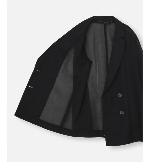 allureville「ワルツシアーオーガンジャケット」|テーラードジャケット|